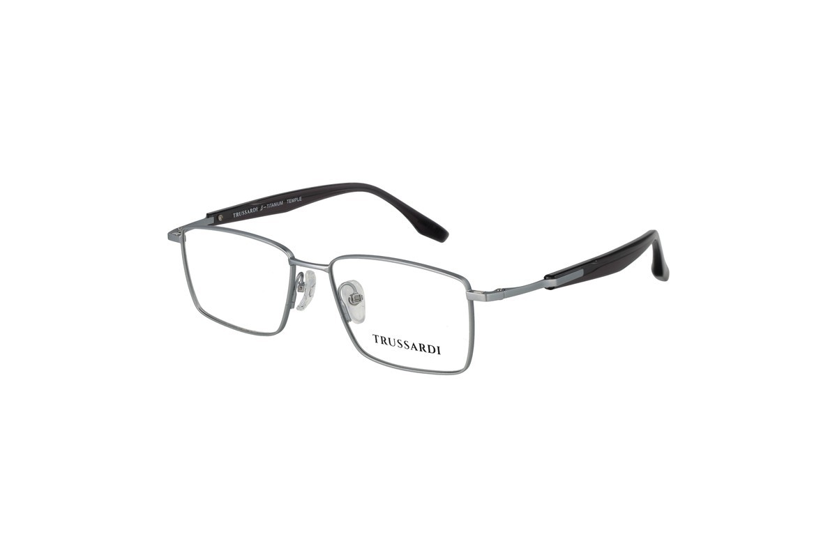 Trussardi TSM1047GT — Eyeglasses Rectangular with Sunglass Clip - Image 4