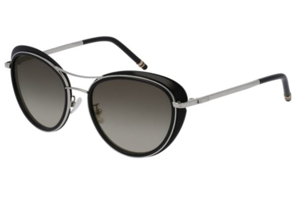 Boucheron BC0023S-001 — Sunglasses Cat-Eye, Handmade, Oval