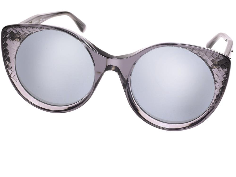 Bottega Veneta BV0148S-001 — Sunglasses Cat-Eye, Mirror - Image 2