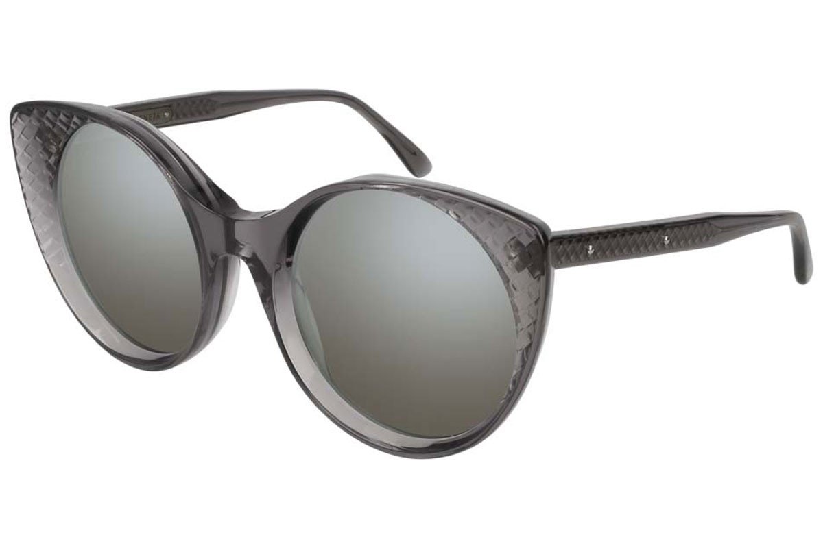 Bottega Veneta BV0148S-001 — Sunglasses Cat-Eye, Mirror