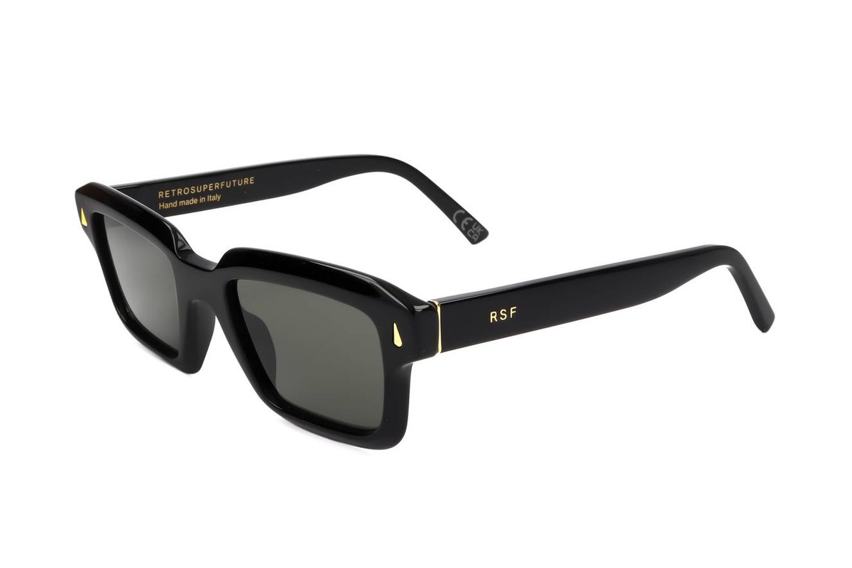 Retrosuperfuture GIARDINO BLACK — Sunglasses Rectangular