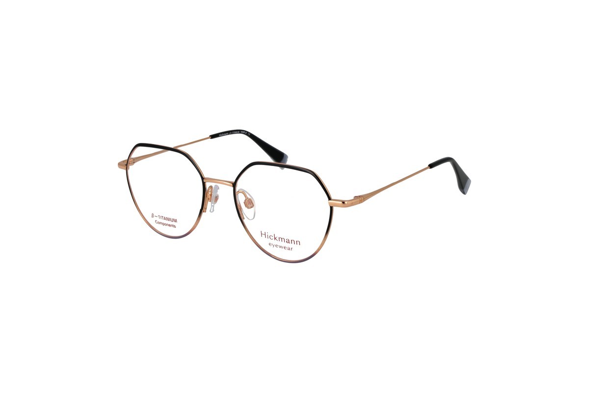Ana Hickmann HI1262GT — Eyeglasses with Sunglass Clip - Image 4