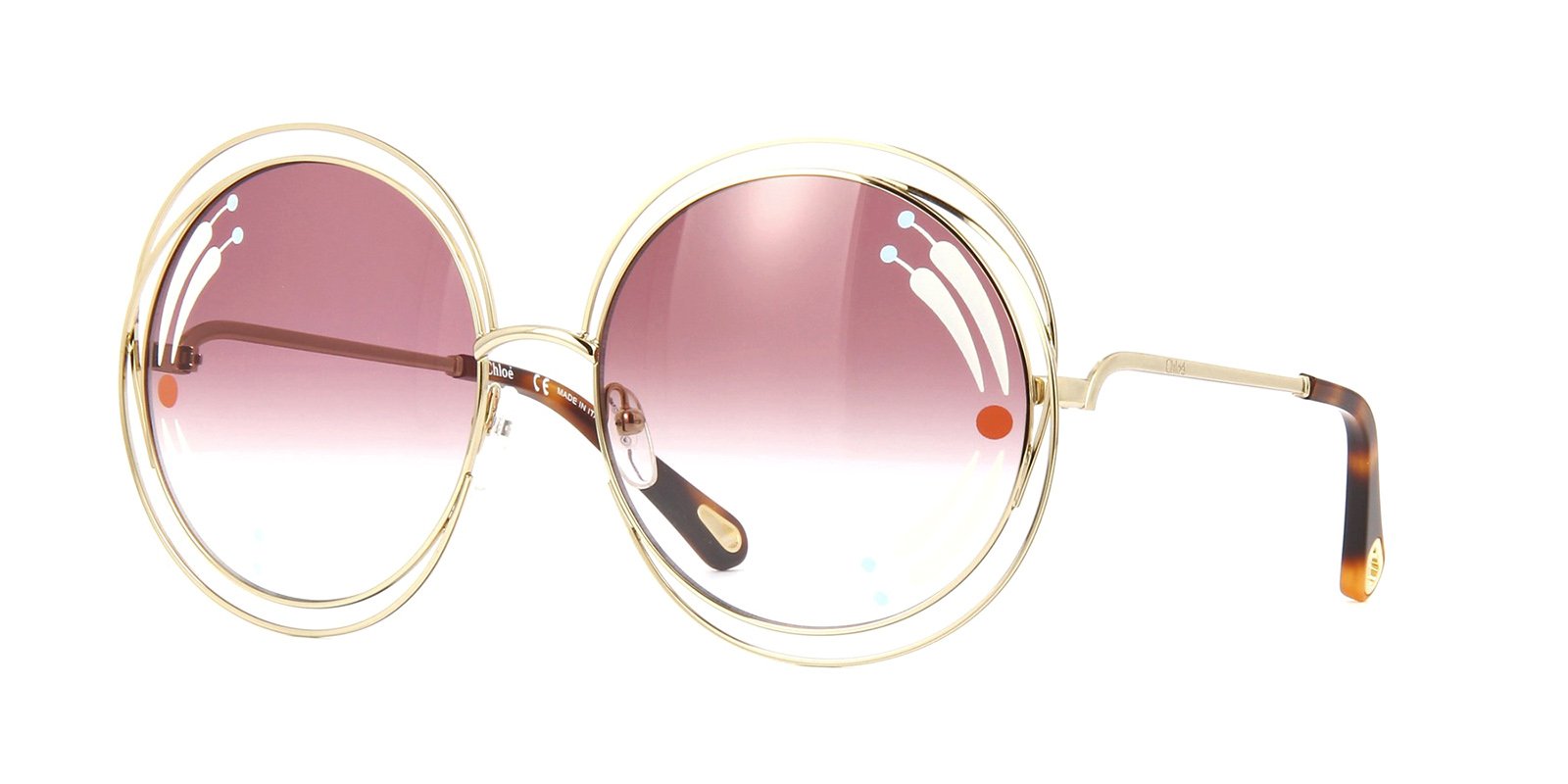 Chloé CE114SRI-835 — Sunglasses Round - Image 4