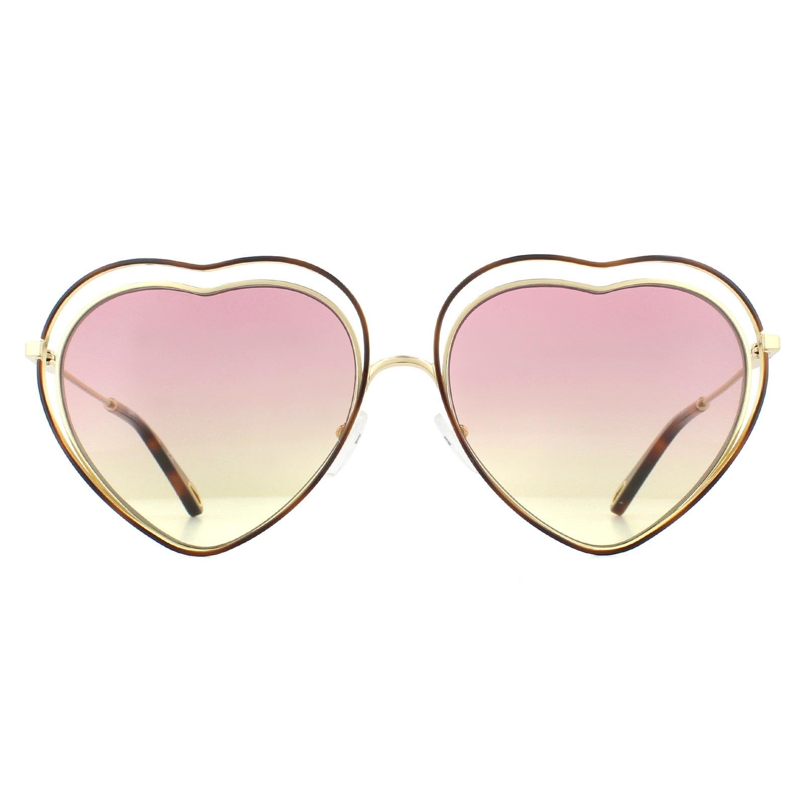 Chloé CE131S 238 — Sunglasses Aviator, Heart - Image 2