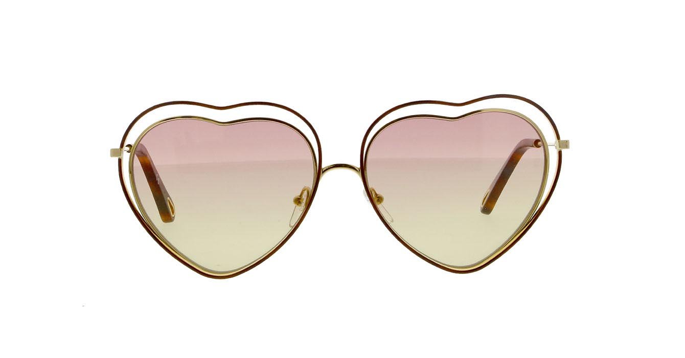 Chloé CE131S 239 — Sunglasses Aviator, Heart - Image 2