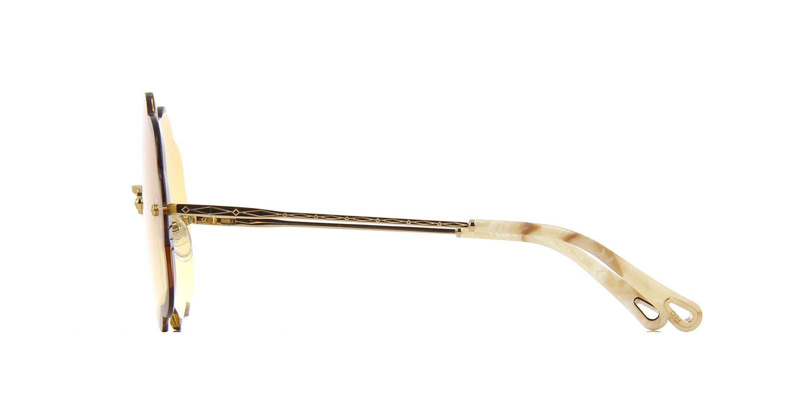Chloé CE156S-826 — Sunglasses Rimless, Round - Image 3