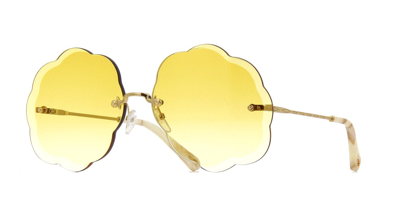 Chloé CE156S-826 — Sunglasses Rimless, Round - Image 4