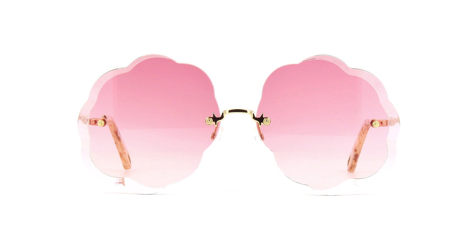 Chloé CE156S-850 — Sunglasses Rimless, Round - Image 2