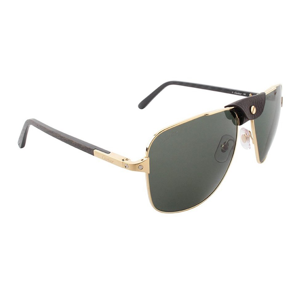 cartier ct0097s 002 — lunettes de soleil aviator, square