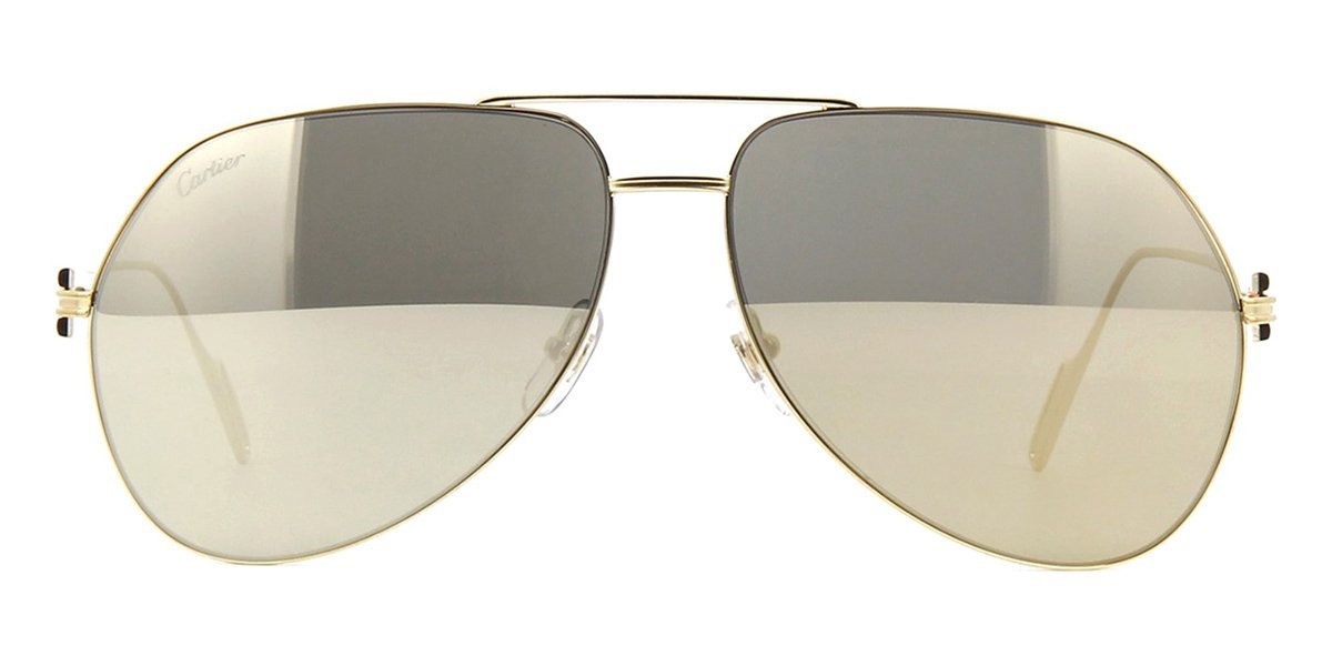 cartier ct0110s 007 — lunettes de soleil aviator, square