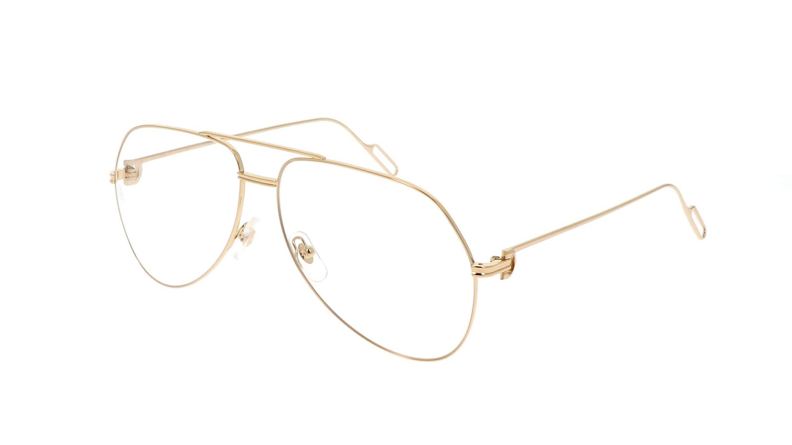 cartier ct0116o 001 — monture optique aviator
