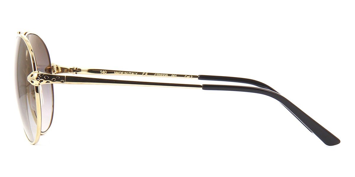 cartier ct0233s 001 — lunettes de soleil aviator, panther