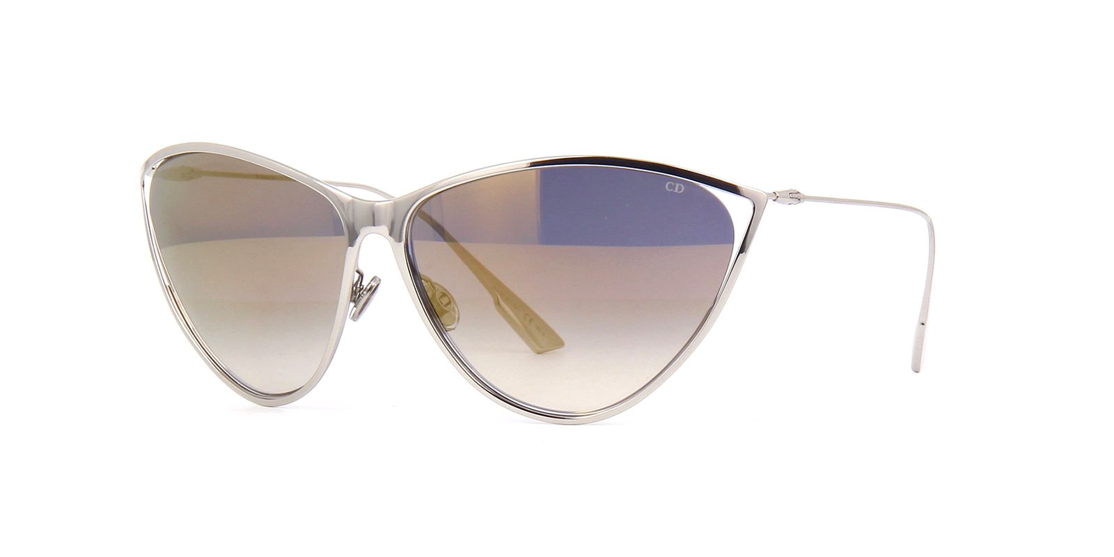 Dior DIORNEWMOTARD 010FQ — Sunglasses Cat-Eye, Mirror - Image 4