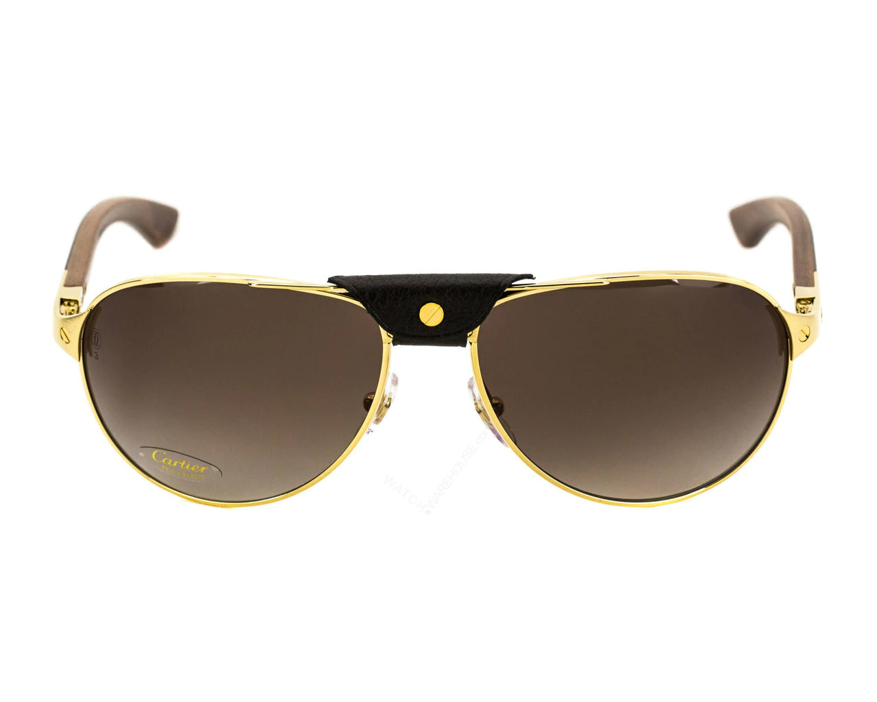 cartier esw00178 — lunettes de soleil aviator, polarized