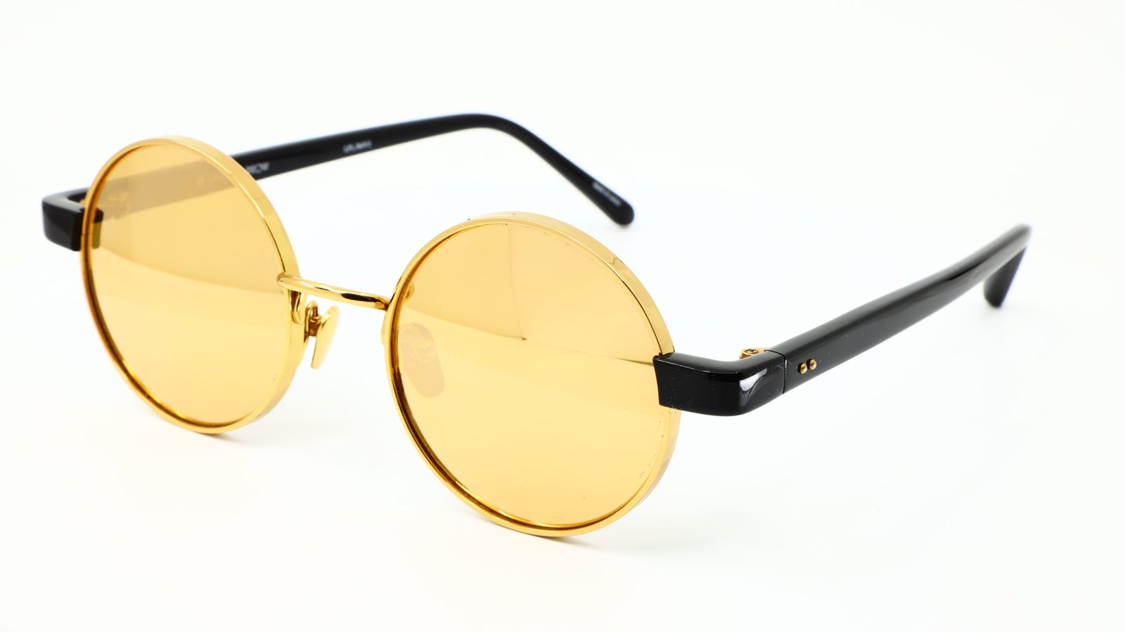 Linda Farrow LFL369 C2 — Sunglasses Luxe, Mirror, Precious, Round - Image 4