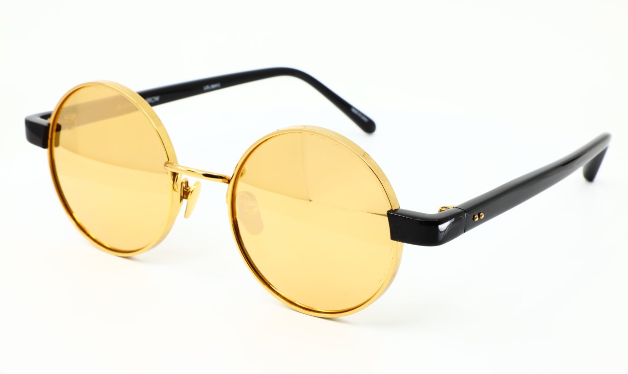 Linda Farrow LFL369 C2 — Sunglasses Luxe, Mirror, Precious, Round