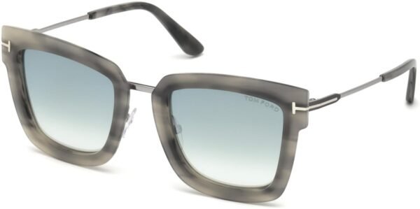 Tom Ford TF 573 55X Lara-02 — Sunglasses Papillon, Square